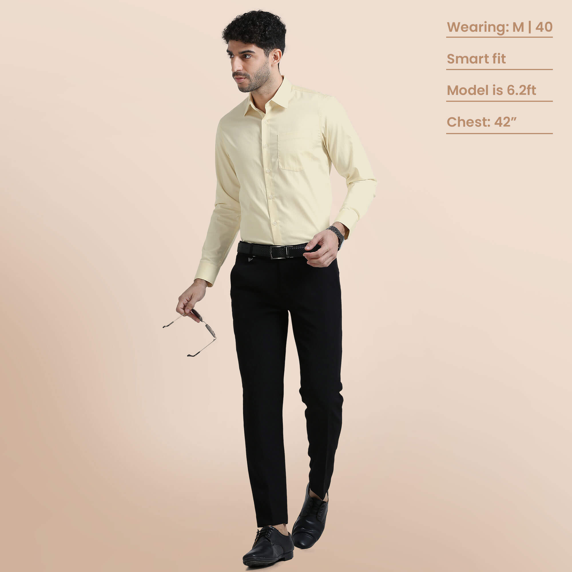 The Solstice Giza Cotton Shirt — Lemon Frost - Image 6
