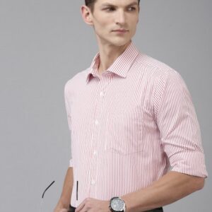 Slim Fit Vertical Stripes Formal Shirt