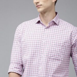 Pure Cotton Slim Fit Checked Casual Shirt