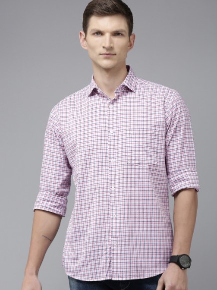 Pure Cotton Slim Fit Checked Casual Shirt - Image 5