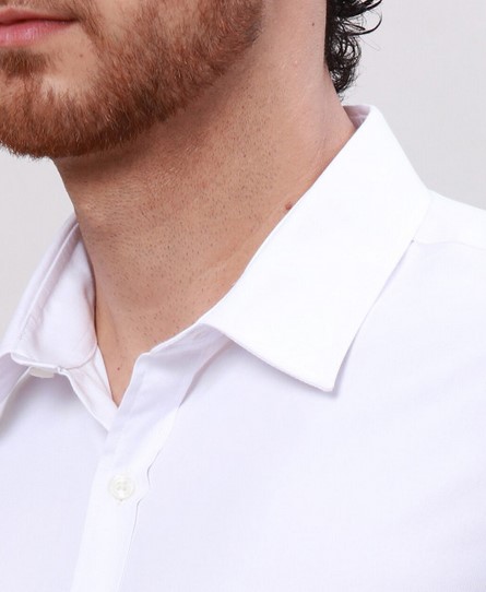 Spread Collar Slim Fit Formal Shirt - Image 6