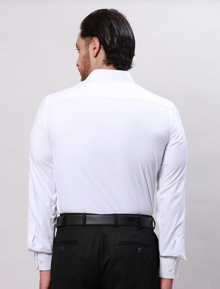 Spread Collar Slim Fit Formal Shirt - Image 3