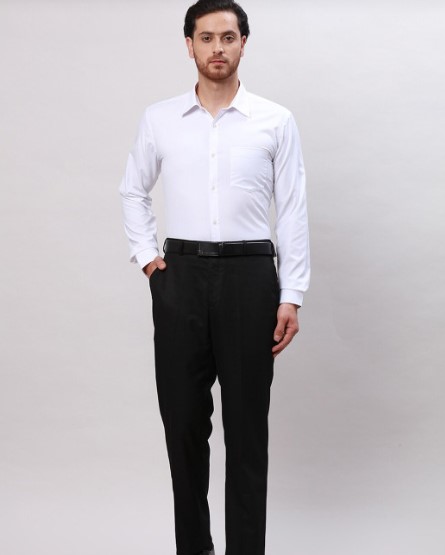 Spread Collar Slim Fit Formal Shirt - Image 2