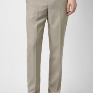 Men Beige Textured Trousers