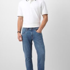 Men Blue Mid Wash Jeans
