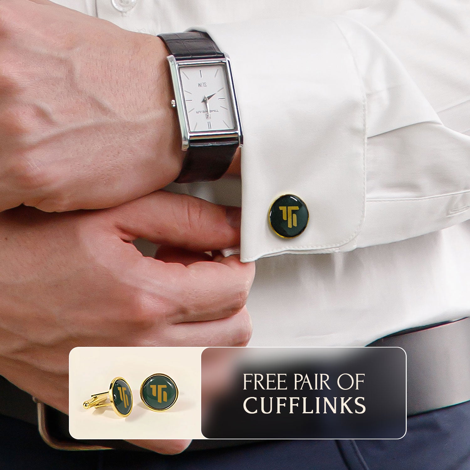 The Alpine Giza Cotton Dress Shirt — Snow White - Image 4